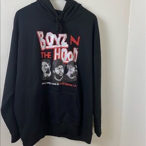 NWOT  Philcos. Boyz N The Hood Black Hoodie Sweat Shirt. Sz 2X.
